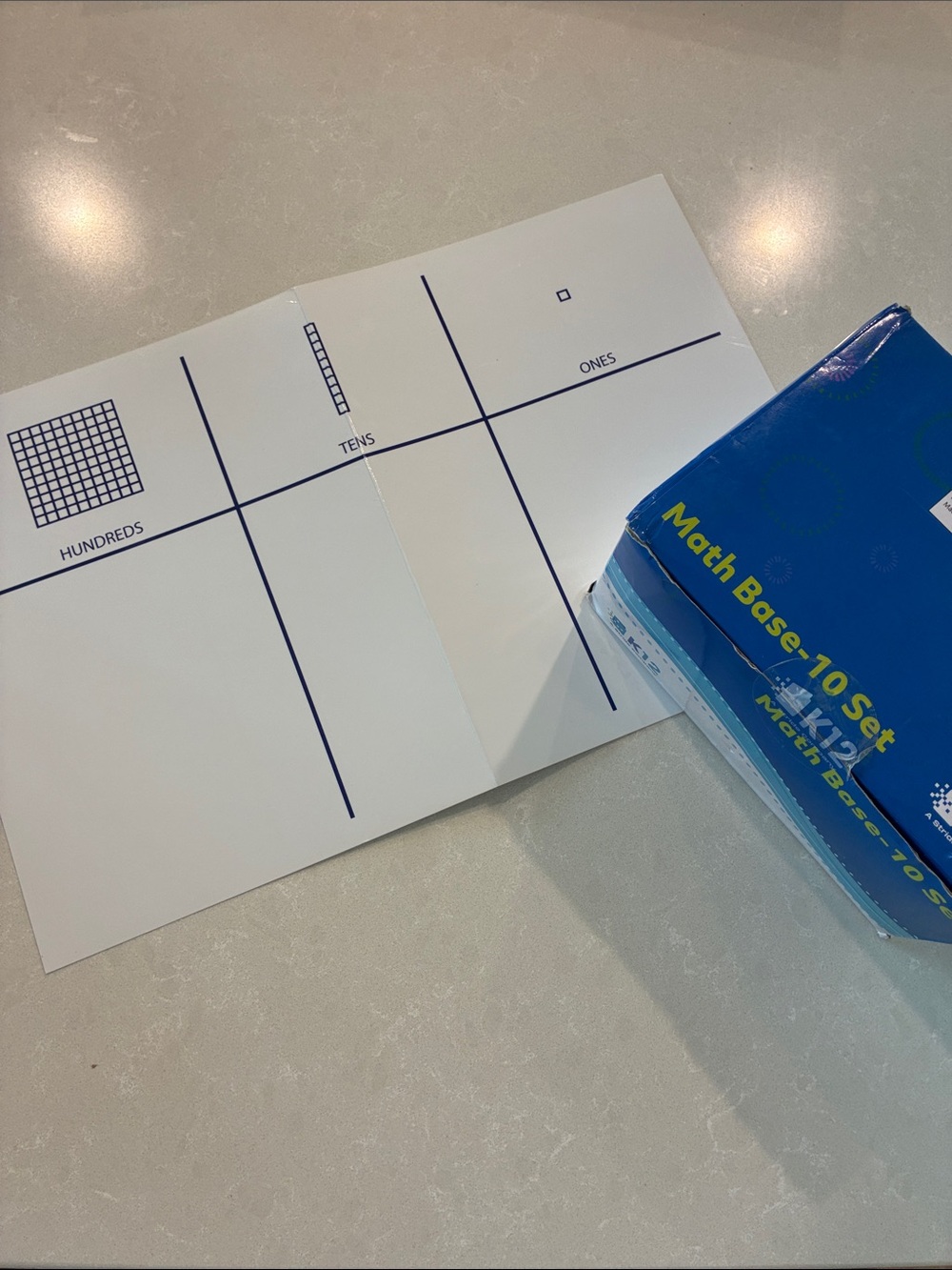 Math Base-10 Learning Set - Blue - Picture 2 of 3